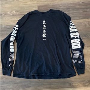 Fear Of God Jay Z tour long sleeve